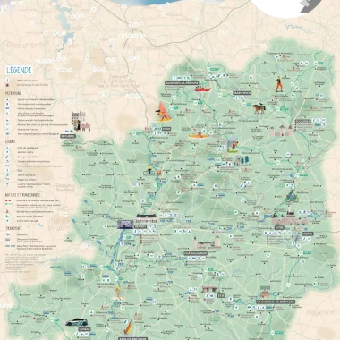 Carte de la destination Rennes & les Portes de Bretagne